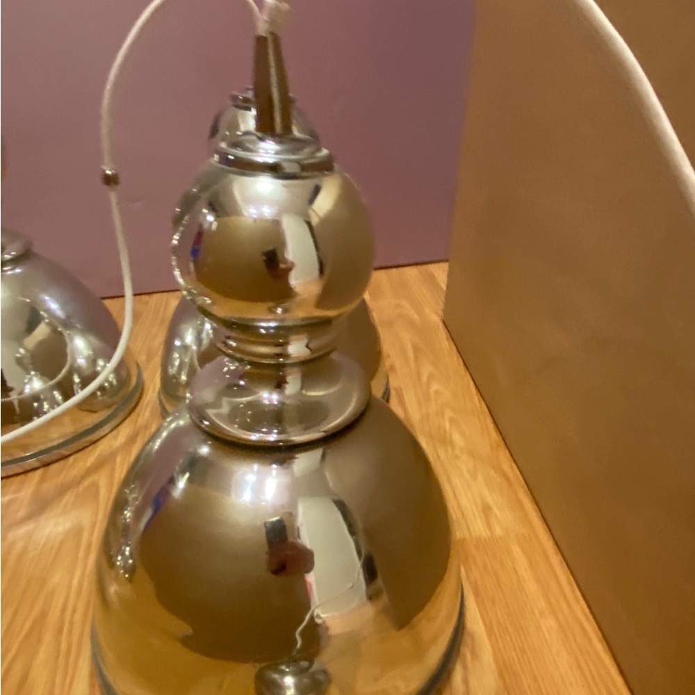 Jamie Young Silver Hanging Light